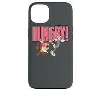Custodia per iPhone 13 Looney Tunes Bugs and Taz Hungry