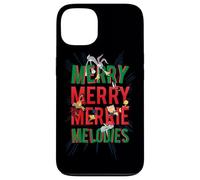 Custodia per iPhone 13 Looney Tunes Merry Merry Melodies Christmas