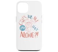 Custodia per iPhone 13 Looney Tunes Taz Can't We All Get Along