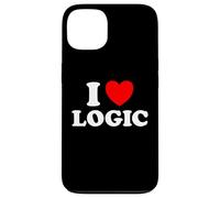 Custodia per iPhone 13 Love Logic Funny Smart Data Think Math Make Sense Fan dei programmatori