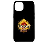 Custodia per iPhone 13 Loved by Him Religious Christian citazione cuore Gesù Amore