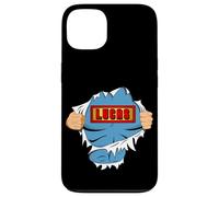 Custodia per iPhone 13 Lucas Name Superhero Gift for Boys Named Lucas