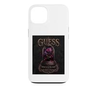 Custodia per iPhone 13 Maglietta gotica con rose misteriose vintage Guess What's Beyond