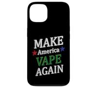 Custodia per iPhone 13 Make America Vape Again Meme dispositivo vaping aromatizzato divertente