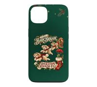 Custodia per iPhone 13 Maltipoo Dog Moodle Vintage Christmas