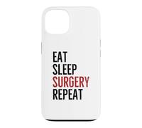 Custodia per iPhone 13 Mangiare Chirurgia Del Sonno Ripetere Medico Chirurgo Medicina Ospedale