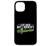 Custodia per iPhone 13 Mangio carne identifica come divertente vegetariano