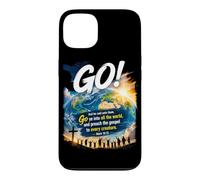 Custodia per iPhone 13 Mark 16:15 Go Into All The World and Preach The Gospel