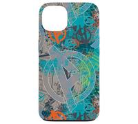 Custodia per iPhone 13 Marvel Avengers Black Widow e Iron Man fumetti