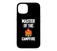 Custodia per iPhone 13 Master Of The Camfire Camping Camper Adventure Nature Lover