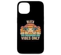 Custodia per iPhone 13 MAYA Vibes Only Cute Retro Girls MAYA Name