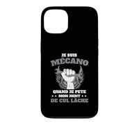 Custodia per iPhone 13 Mécano Mécanicien Humour Clé Plate Atelier Mécanicien