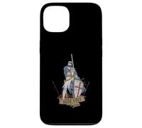 Custodia per iPhone 13 Medievale Guerriero Santo Cavaliere Templare Deus Vult Vintage