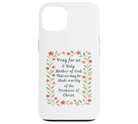 Custodia per iPhone 13 Memorare Preghiera Devozione Beata Madre Cattolica