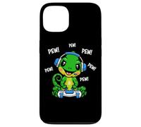 Custodia per iPhone 13 Mens Boys Girls Kids Video Gamer Reptile Chameleon Lover