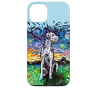 Custodia per iPhone 13 Merle Great Dane Starry Night Splash Art - Regalo per gli amanti dei cani