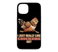 Custodia per iPhone 13 Mi piacciono davvero i polli Ok Farm Easter Egger Pollo