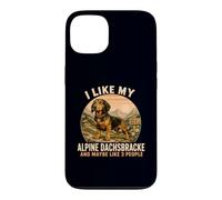 Custodia per iPhone 13 Mi piace il mio Alpine Dachsbracke e forse come 3 persone umorismo