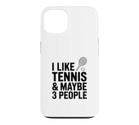 Custodia per iPhone 13 Mi piace il tennis e forse 3 persone
