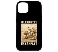 Custodia per iPhone 13 Miles Before Breakfast Moto Adventure Design