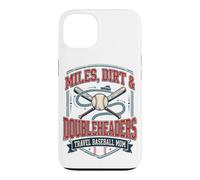 Custodia per iPhone 13 Miles Dirt Doubleheader Travel Baseball Sports Mamma