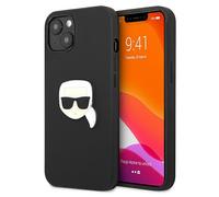 Karl Lagerfeld Custodia Per Telefono Klhcp13spkmk Iphone 13 Mini 5.4 Leather Ikonik Karl`s Head