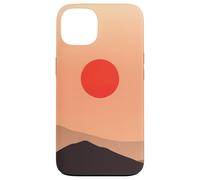 Custodia per iPhone 13 Minimal Desert Hills Sun Calm Horizon Paesaggio