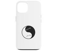 Custodia per iPhone 13 Minimalist Yin Yang Cats Art Design