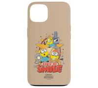 Custodia per iPhone 13 Minions & Monsters Show Me That Smile