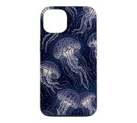 Custodia per iPhone 13 Modello estetico delle meduse del mare profondo