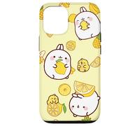 Custodia per iPhone 13 Molang Piu Piu Carino Bunny Pulcino Giallo Pastello Frutta Divertimento