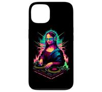 Custodia per iPhone 13 Monna Lisa DJ Techno Trance Rave EDM House Music Festival