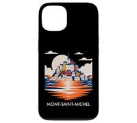 Custodia per iPhone 13 Mont Saint Michel France Normandy Catholic Travel Lover