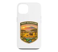 Custodia per iPhone 13 Monte Kilimangiaro Tanzania Monte Kilimanjaro Monte