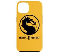Custodia per iPhone 13 Mortal Kombat 11 Dragon Black Logo