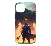 Custodia per iPhone 13 Mostri fantasy con guerrieri cavalieri medievali