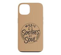 Custodia per iPhone 13 Music Soothes My Soul Cuffie Animal Spots Pattern Melody