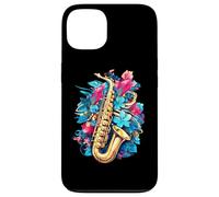Custodia per iPhone 13 Musicista ispirato al jazz amante del sax