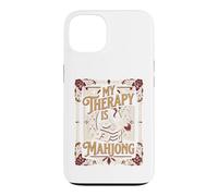 Custodia per iPhone 13 My Therapy Is Mahjong Player Tile Game Art