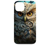 Custodia per iPhone 13 Mystical Fantasy Owl - Magico bosco Steampunk Art