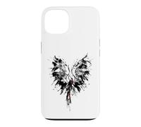 Custodia per iPhone 13 Mythical Phoenix Bird Rise From Ashes Watercolor Graphic
