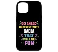 Custodia per iPhone 13 NADIA Personalized Women's Gift Custom NADIA