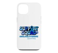 Custodia per iPhone 13 Nastro blu di sensibilizzazione sulla sindrome di Angelman