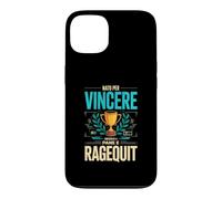 Custodia per iPhone 13 Nato Per Vincere Cresciuto A Pane E Ragequit Gamer