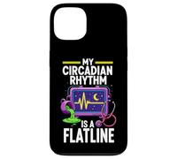 Custodia per iPhone 13 Night Shift Nurse Circadian Rhythm Flatline Humor