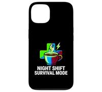Custodia per iPhone 13 Night Shift Survival Mode Nurse Medical Coffee