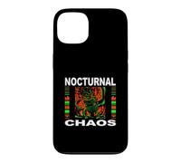 Custodia per iPhone 13 Nights Owl Gamer Nocturnal Chaos Coffee Lover