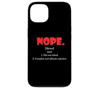 Custodia per iPhone 13 No Definizione Meme Rifiuto Piatto Rifiuto Ultimo NO