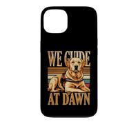 Custodia per iPhone 13 Noi guidiamo al Golden Retriever dell'alba