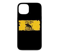 Custodia per iPhone 13 Non calpestare noi Anarchico Gatto Nero Gadsden Parodia